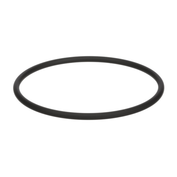 A black oval rubber ring.