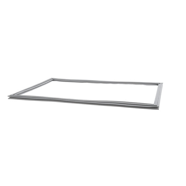 A Traulsen 341-60276-00 gasket with a metal frame on a rectangular white background.