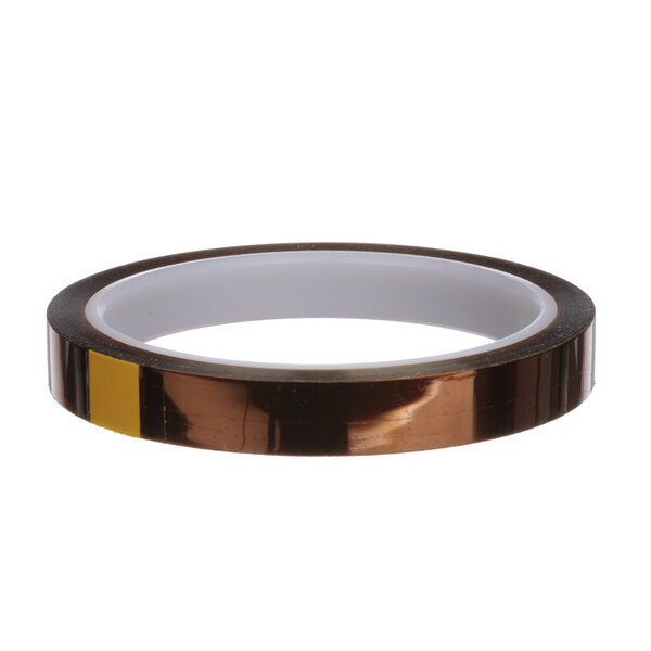 A roll of US Range high temperature copper foil tape with a yellow strip on the packaging.