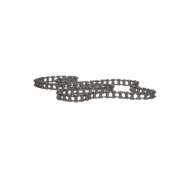 A J Antunes drive chain with 64 links on a white background.