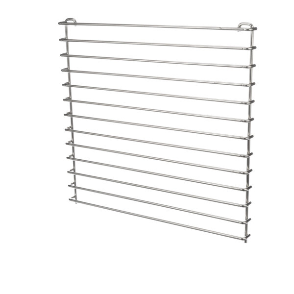 A US Range rack guide with many metal rods.