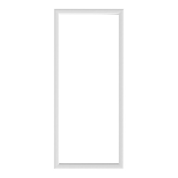 A white rectangular frame with a white background and black lines.