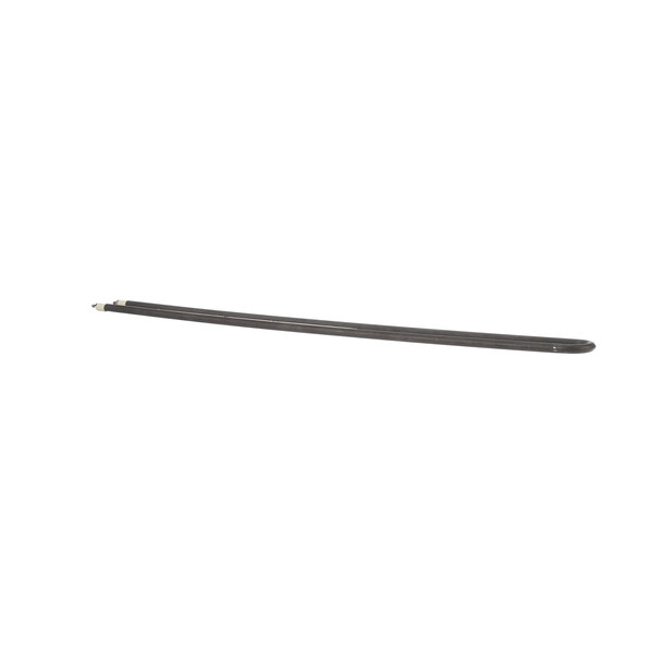 A long black stick with a metal clip on the end.