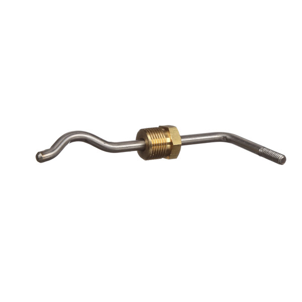 A metal and brass Insinger drain handle assembly tool.