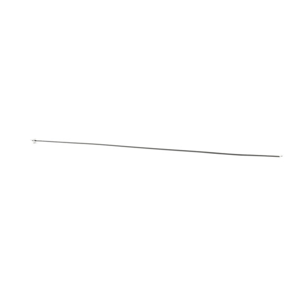 A long thin metal rod with a long thin wire with a hook on the end.