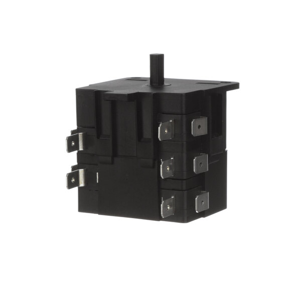 A black square Waring 33558 function control with metal parts.