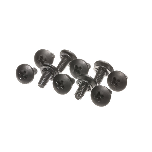 A pack of six A J Antunes screws on a table.