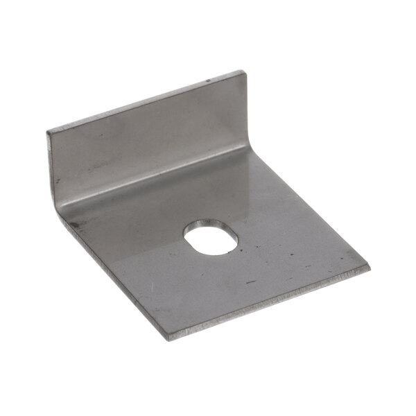 A stainless steel Anets bulb holder cover bracket with a hole in the center.