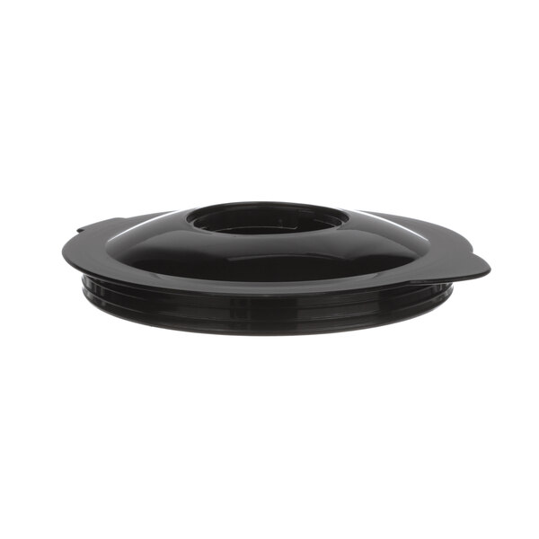 A black plastic lid for a Skyfood commercial blender.