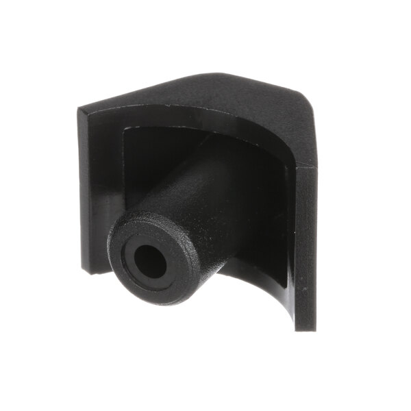 A black plastic Hobart cam knob with a hole.