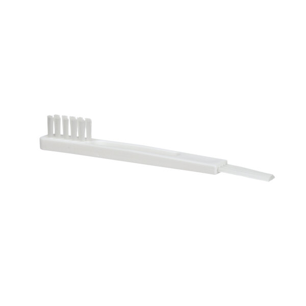A white plastic Bizerba brush with white bristles.