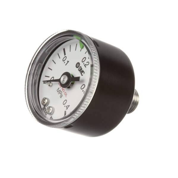 A Pizzamaster pressure gauge on a white background.