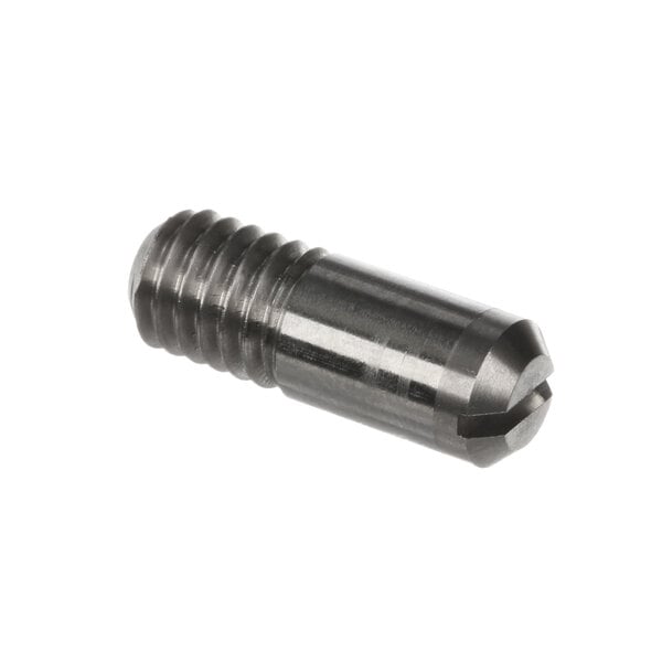 A close-up of a Hobart 00-274323 metal pin with a screw tip.