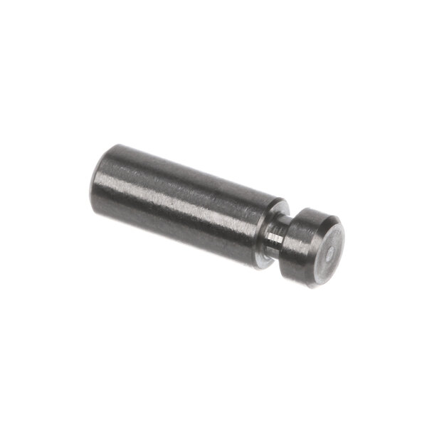 A close-up of a metal dowel pin with a round cap.