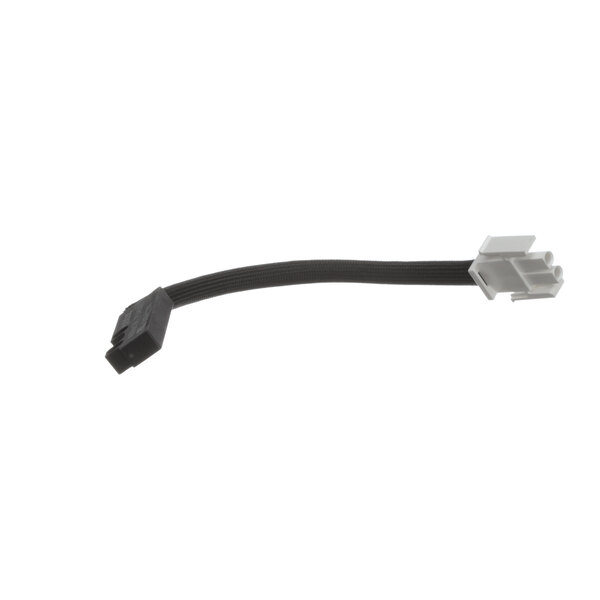 A black and white cable with a white connector attached to an Electrolux reed switch.