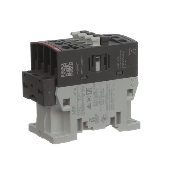 An Electrolux contactor with a black and grey cover.