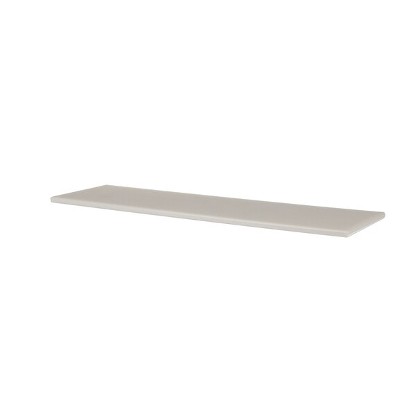 A white rectangular Delfield cutting board.