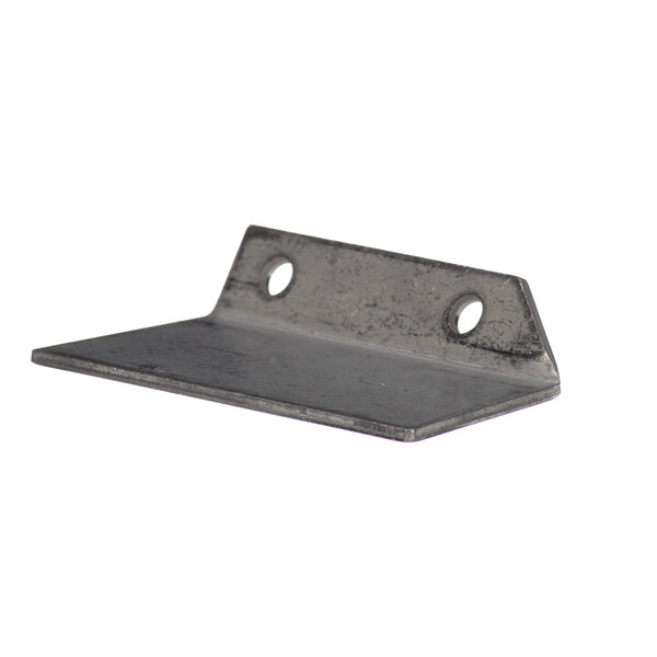 A metal Hobart wiper bracket with two holes.