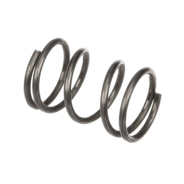 A pair of metal springs on a white background.