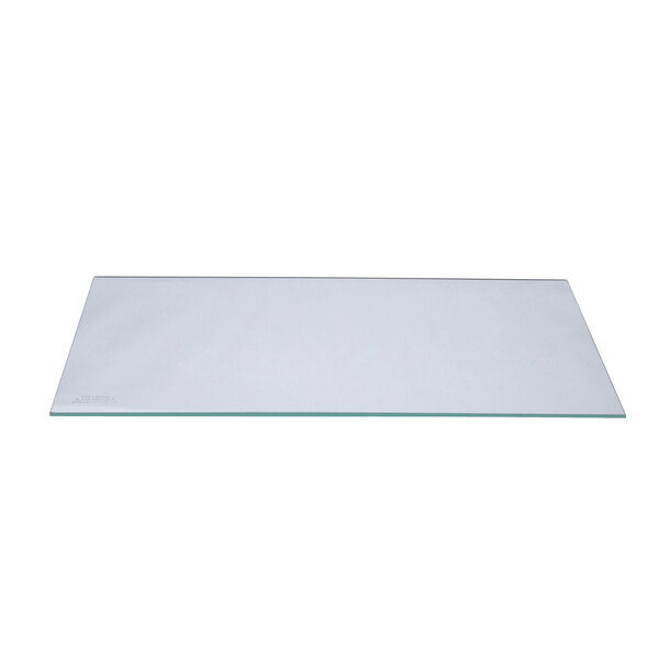 A white rectangular panel with a clear surface.