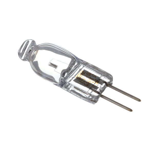 A clear Convotherm halogen lamp with two small points.