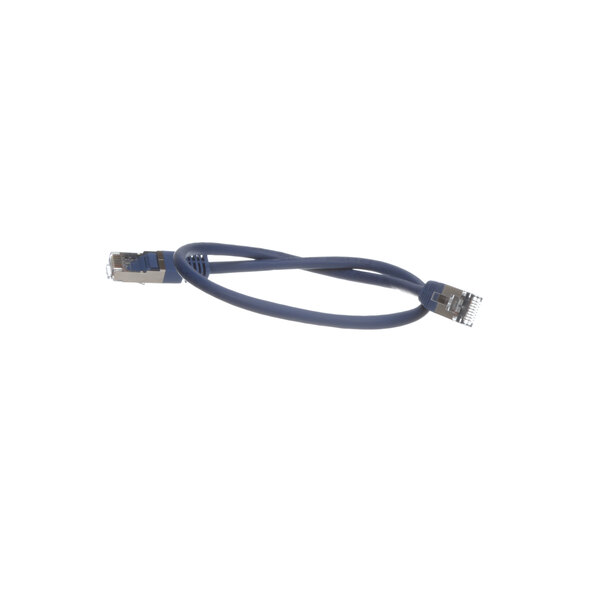 A blue Alto-Shaam cat5e cable with connectors on both ends.