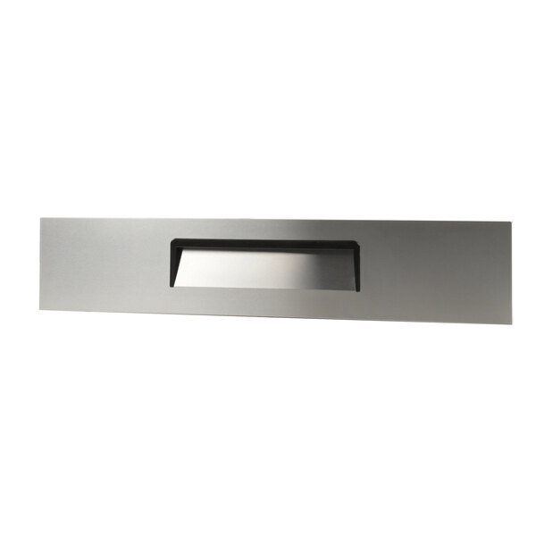 A stainless steel Turbo Air Refrigeration drawer door with a rectangular handle.
