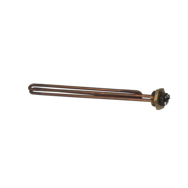 A copper Hubbell Element with a long nut.
