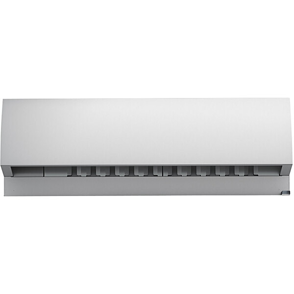 A white rectangular Rational UltraVent Plus condensation hood with buttons.