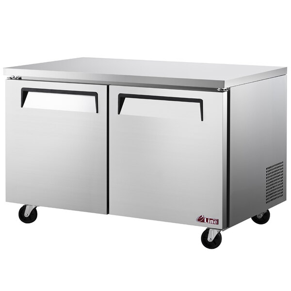 A Turbo Air EUF-60-N undercounter freezer with two drawers.