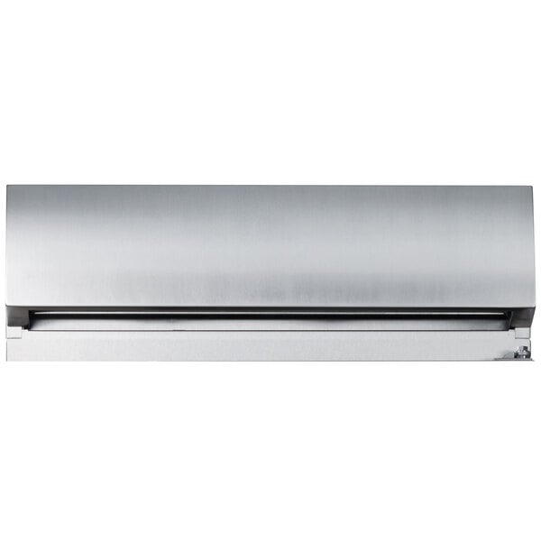 A silver rectangular Rational UltraVent condensation hood with a white background.