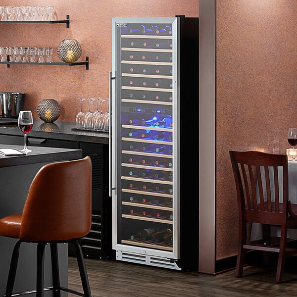 An AvaValley wine cooler with bottles in it.