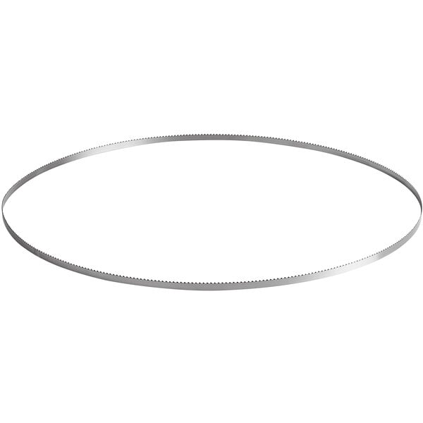 An Avantco band saw blade for frozen meat and general use on a white background.