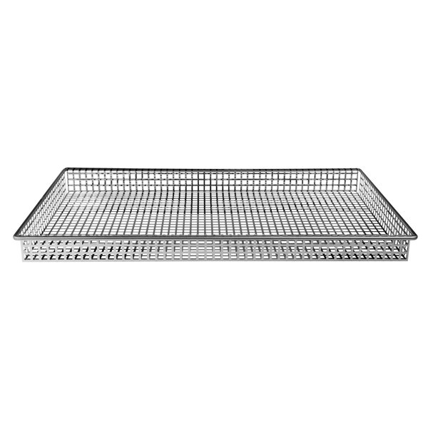 A stainless steel grid tray for an Axis Combi Oven.