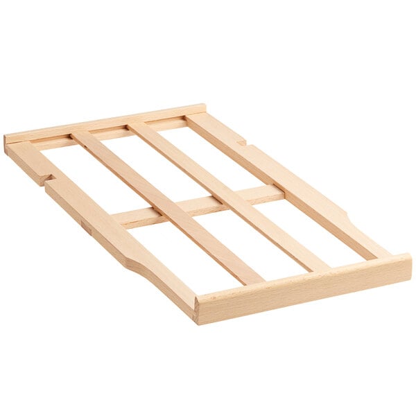 AvaValley wood shelf for a WRC20 wine refrigerator with four bars.
