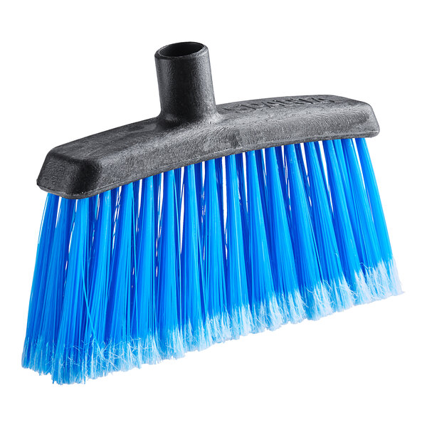 Carlisle 4685314 Duo-Sweep 11" Light Industrial Broom Head with Blue Flagged Bristles