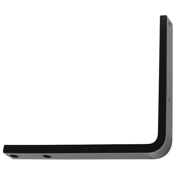 A black metal corner bracket for a Carlisle Maximizer tray slide.
