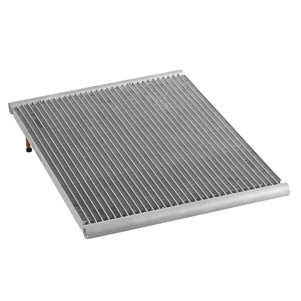 An Avantco microchannel condenser for ice machines on a white background.