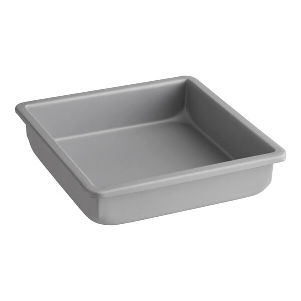 Fat Daddio's PSQ-882 ProSeries 8" x 8" x 2" Square Anodized Aluminum Straight Sided Cake Pan