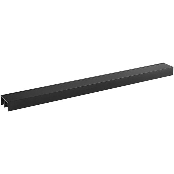 A black metal bar for the bottom of an Avantco GDS33 Series door on a white background.
