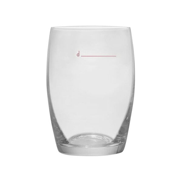 Stolzle 3480043T Declared 5.75 oz. Stemless White Wine Glass with Pour Line - 24/Case