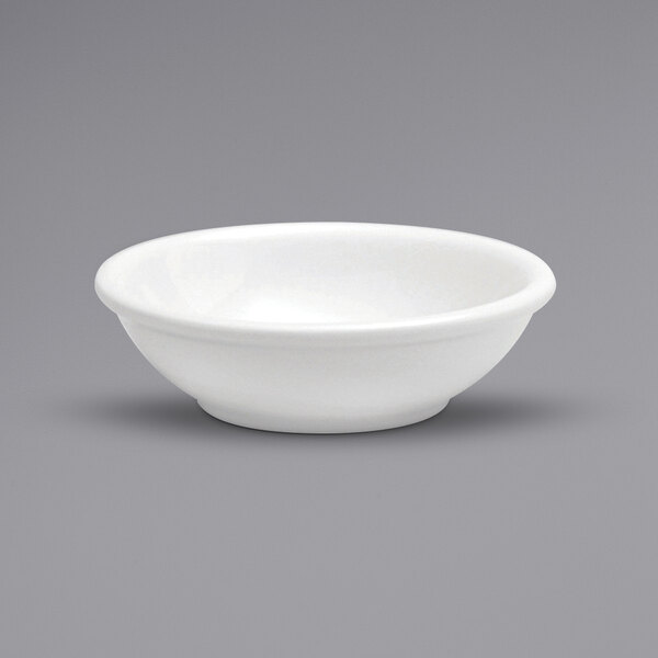 A Oneida Buffalo Bright White Ware porcelain bowl.