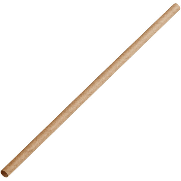 A brown EcoChoice Kraft paper tube with a white handle.