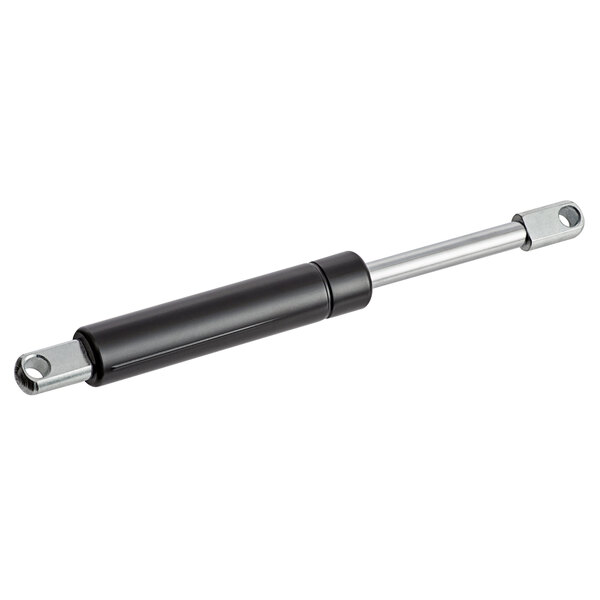 A black and silver metal cylinder with a telescopic handle.