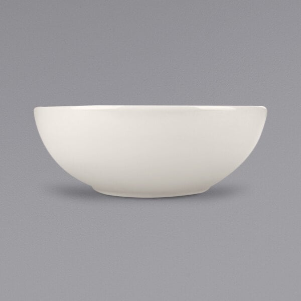 An ivory International Tableware stoneware bowl.