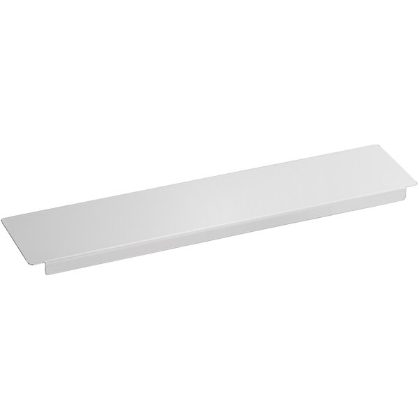 A white rectangular Avantco divider bar.