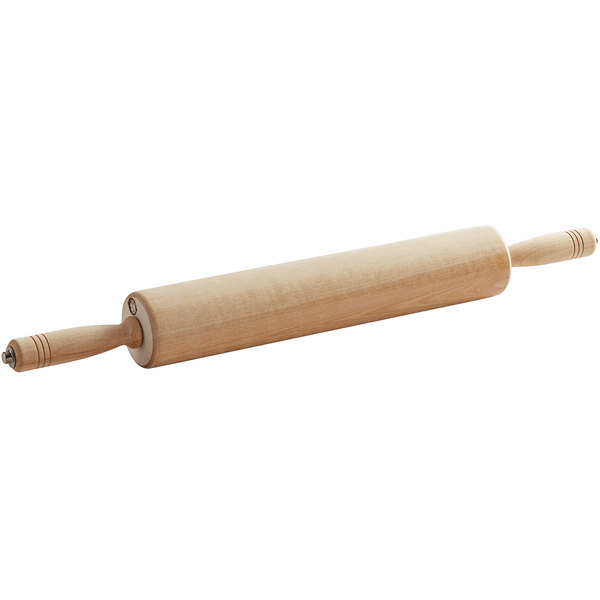 An American Metalcraft wooden rolling pin.