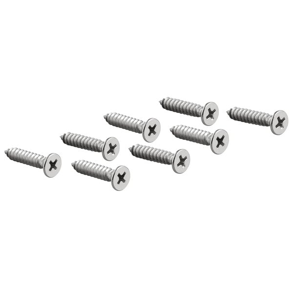 A group of 8 Lancaster Table & Seating Excalibur hex head screws.