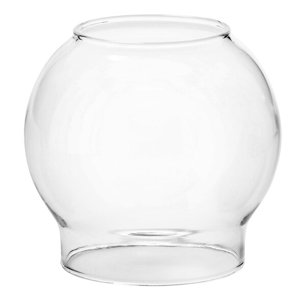 A Hollowick clear glass bubble globe.