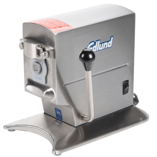 An Edlund 270B heavy-duty electric can opener with a handle.